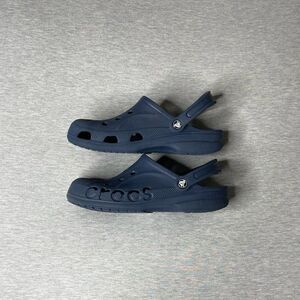 Crocs Women’s Navy Baya Lightweight Slip-On Clog Shoes